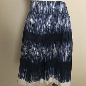 NEW Banana Republic Full Print Silk Blend Skirt